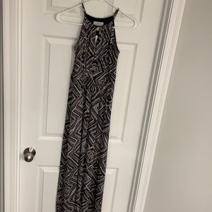 NWT Ann Taylor Loft navy maxi dress